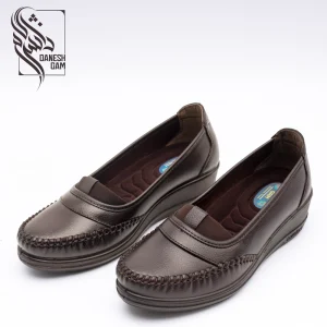 کفش طبی زنانه مدل رز قهوه ای